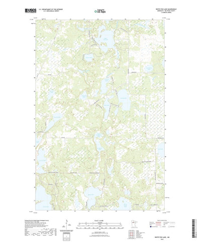 United States Geological Survey White Fish Lake, MN (2022, 24000-Scale) digital map