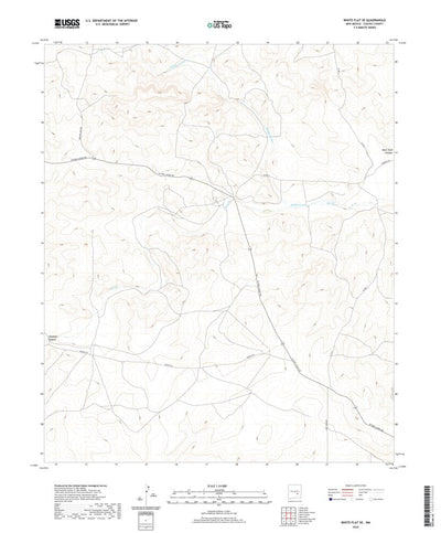 United States Geological Survey White Flat SE, NM (2020, 24000-Scale) digital map