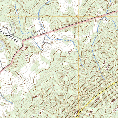 United States Geological Survey White Gate, VA (2022, 24000-Scale) digital map