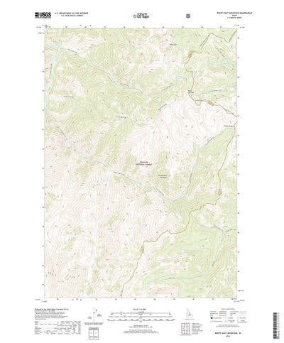 United States Geological Survey White Goat Mountain, ID (2020, 24000-Scale) digital map