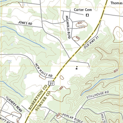 United States Geological Survey White House, TN (2022, 24000-Scale) digital map
