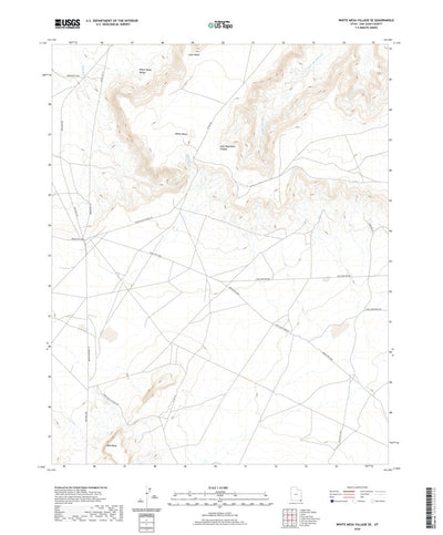United States Geological Survey White Mesa Village SE, UT (2020, 24000-Scale) digital map