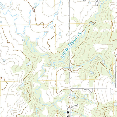 United States Geological Survey White Oak, OK (2022, 24000-Scale) digital map