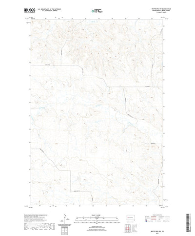 United States Geological Survey White Owl NW, SD (2021, 24000-Scale) digital map