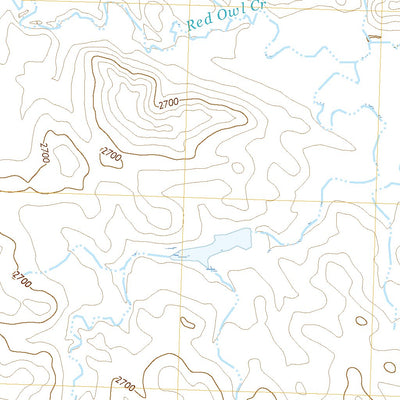 United States Geological Survey White Owl NW, SD (2021, 24000-Scale) digital map