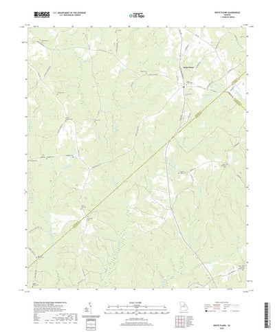 United States Geological Survey White Plains, GA (2020, 24000-Scale) digital map