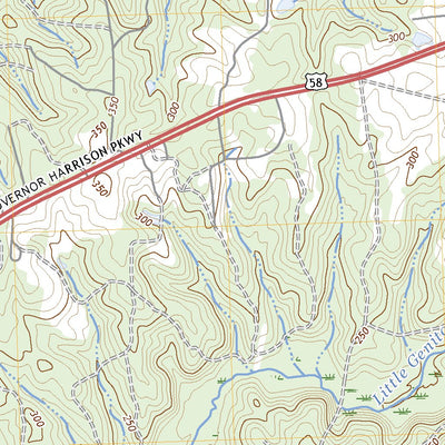 United States Geological Survey White Plains, VA (2022, 24000-Scale) digital map