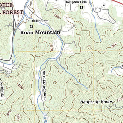 United States Geological Survey White Rocks Mountain, TN (2022, 24000-Scale) digital map