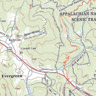 United States Geological Survey White Rocks Mountain, TN (2022, 24000-Scale) digital map
