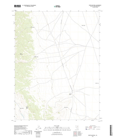 United States Geological Survey White Sage Well, NV (2021, 24000-Scale) digital map