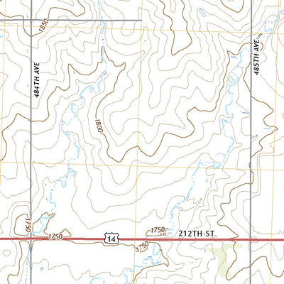 United States Geological Survey White SE, SD (2021, 24000-Scale) digital map