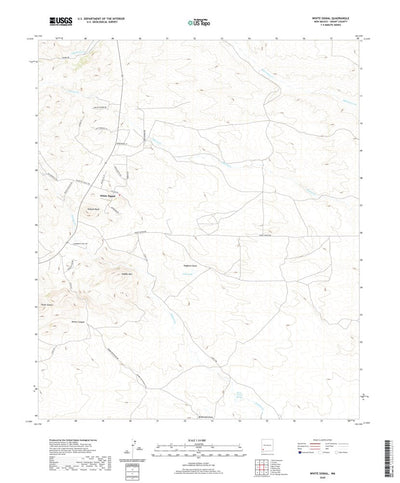 United States Geological Survey White Signal, NM (2020, 24000-Scale) digital map