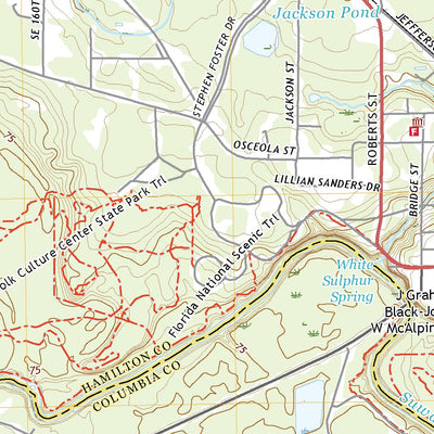 United States Geological Survey White Springs West, FL (2021, 24000-Scale) digital map