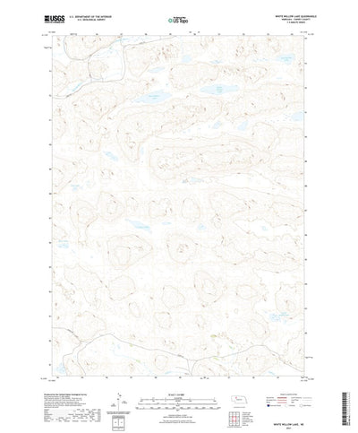 United States Geological Survey White Willow Lake, NE (2021, 24000-Scale) digital map