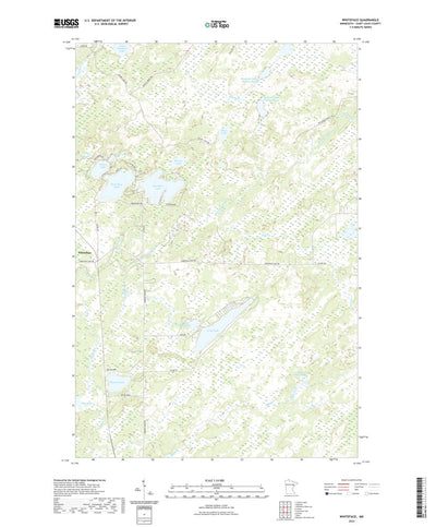 United States Geological Survey Whiteface, MN (2022, 24000-Scale) digital map
