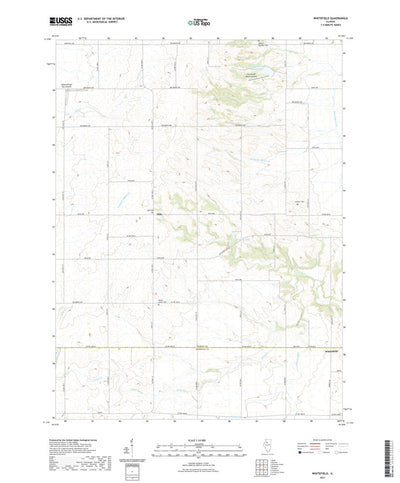 United States Geological Survey Whitefield, IL (2021, 24000-Scale) digital map