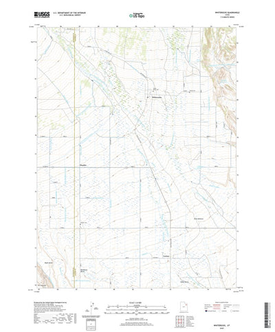 United States Geological Survey Whiterocks, UT (2020, 24000-Scale) digital map