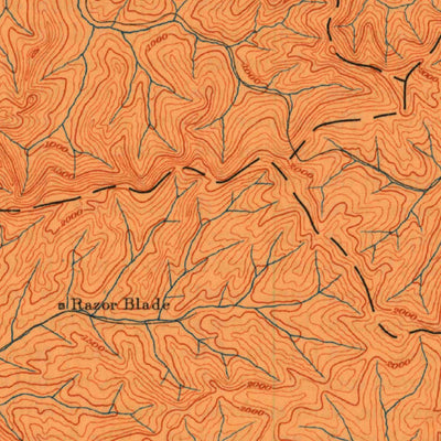 United States Geological Survey Whitesburg, KY (1892, 125000-Scale) digital map