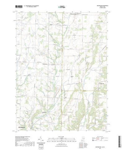United States Geological Survey Whitewater, IN (2022, 24000-Scale) digital map