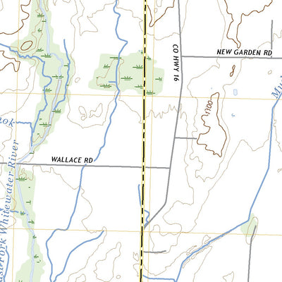 United States Geological Survey Whitewater, IN (2022, 24000-Scale) digital map