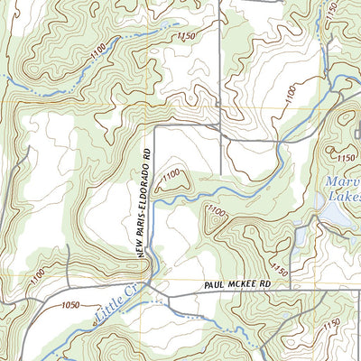 United States Geological Survey Whitewater, IN (2022, 24000-Scale) digital map