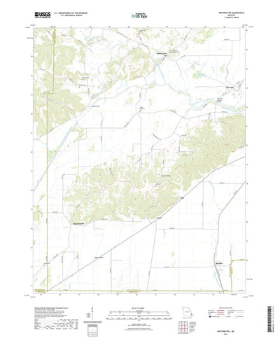 United States Geological Survey Whitewater, MO (2021, 24000-Scale) digital map