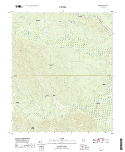 United States Geological Survey Whitfield, AL (2020, 24000-Scale) digital map