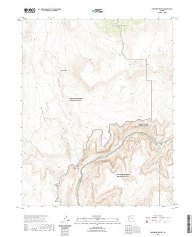 United States Geological Survey Whitmore Rapids, AZ (2021, 24000-Scale) digital map