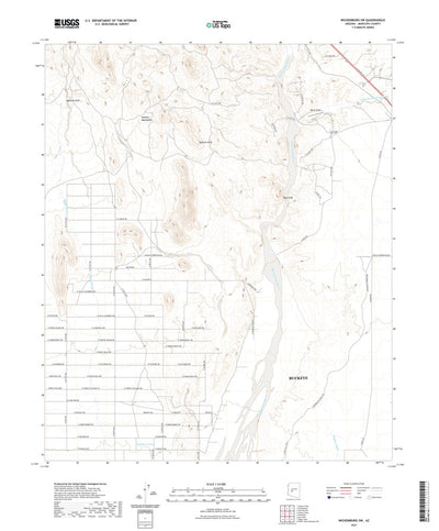United States Geological Survey Wickenburg SW, AZ (2021, 24000-Scale) digital map