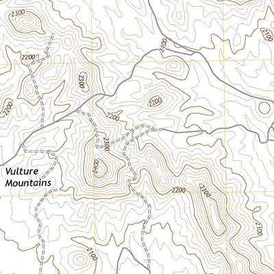 United States Geological Survey Wickenburg SW, AZ (2021, 24000-Scale) digital map