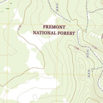 United States Geological Survey Wickiup Spring, OR (2020, 24000-Scale) digital map