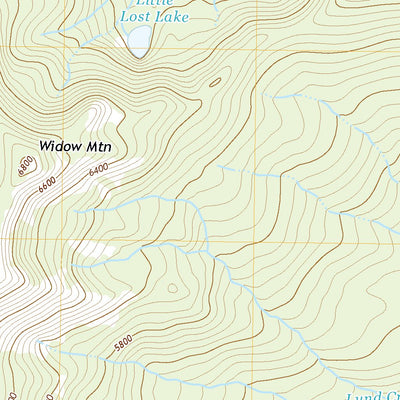 United States Geological Survey Widow Mountain, ID (2020, 24000-Scale) digital map