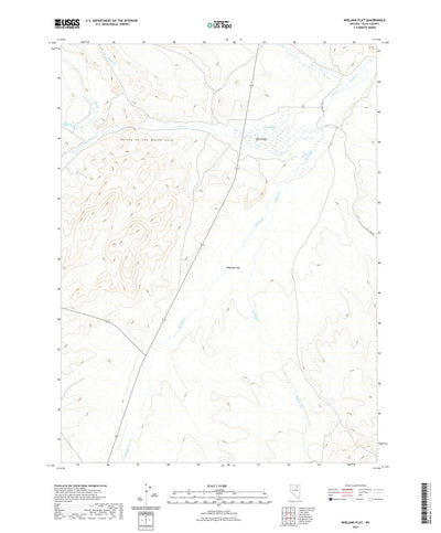 United States Geological Survey Wieland Flat, NV (2021, 24000-Scale) digital map