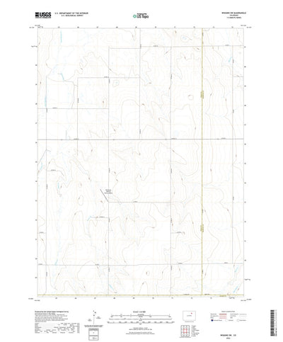 United States Geological Survey Wiggins SW, CO (2022, 24000-Scale) digital map