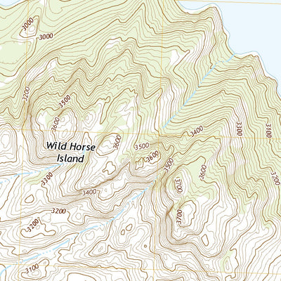 United States Geological Survey Wild Horse Island, MT (2020, 24000-Scale) digital map
