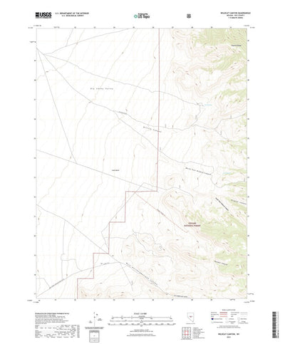 United States Geological Survey Wildcat Canyon, NV (2021, 24000-Scale) digital map