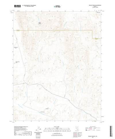 United States Geological Survey Wildcat Wash SE, NV (2021, 24000-Scale) digital map