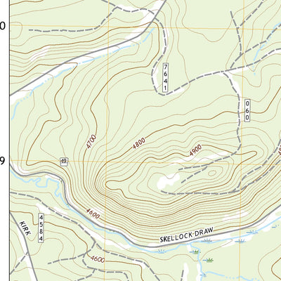 United States Geological Survey Wildhorse Ridge, OR (2020, 24000-Scale) digital map