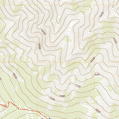 United States Geological Survey Wildrose Peak, CA (2021, 24000-Scale) digital map