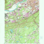 United States Geological Survey Wilkes-Barre West, PA (1947, 24000-Scale) digital map