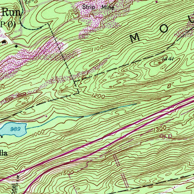 United States Geological Survey Wilkes-Barre West, PA (1947, 24000-Scale) digital map