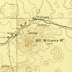 United States Geological Survey Williams E, AZ (1886, 250000-Scale) digital map