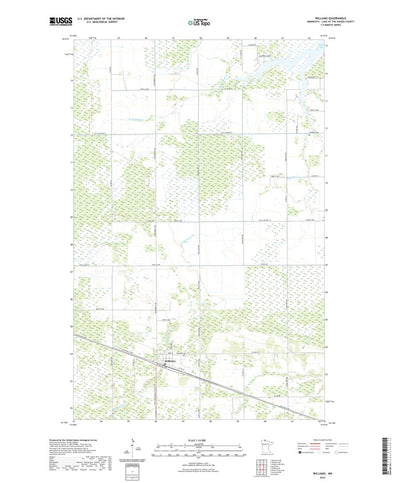 United States Geological Survey Williams, MN (2022, 24000-Scale) digital map