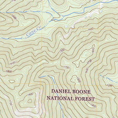 United States Geological Survey Williamsburg, KY (2022, 24000-Scale) digital map
