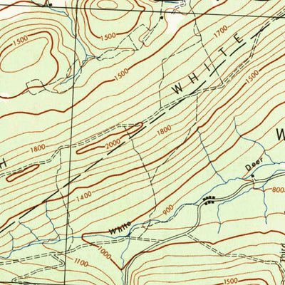 United States Geological Survey Williamsport, PA (1944, 62500-Scale) digital map