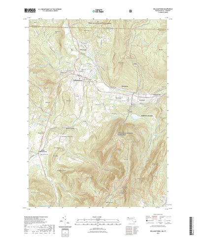 United States Geological Survey Williamstown, MA (2021, 24000-Scale) digital map