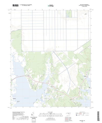 United States Geological Survey Williston, NC (2022, 24000-Scale) digital map