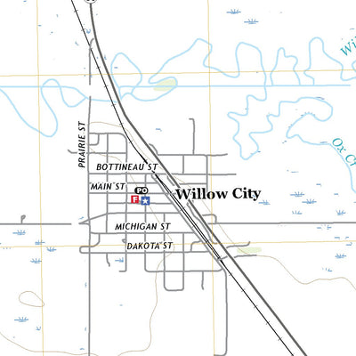 United States Geological Survey Willow City, ND (2020, 24000-Scale) digital map