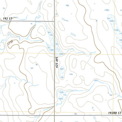 United States Geological Survey Willow Lake SW, SD (2021, 24000-Scale) digital map
