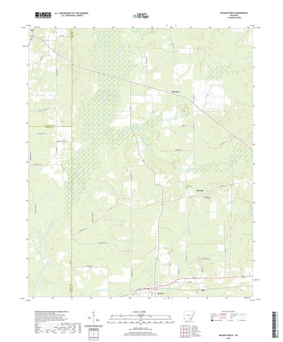 United States Geological Survey Wilmar North, AR (2020, 24000-Scale) digital map